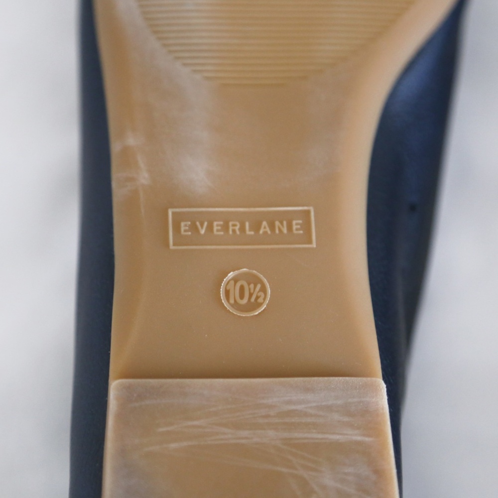 Everlane The Day Glove Flats in Black Leather Size 10.5 - Picture 6 of 8